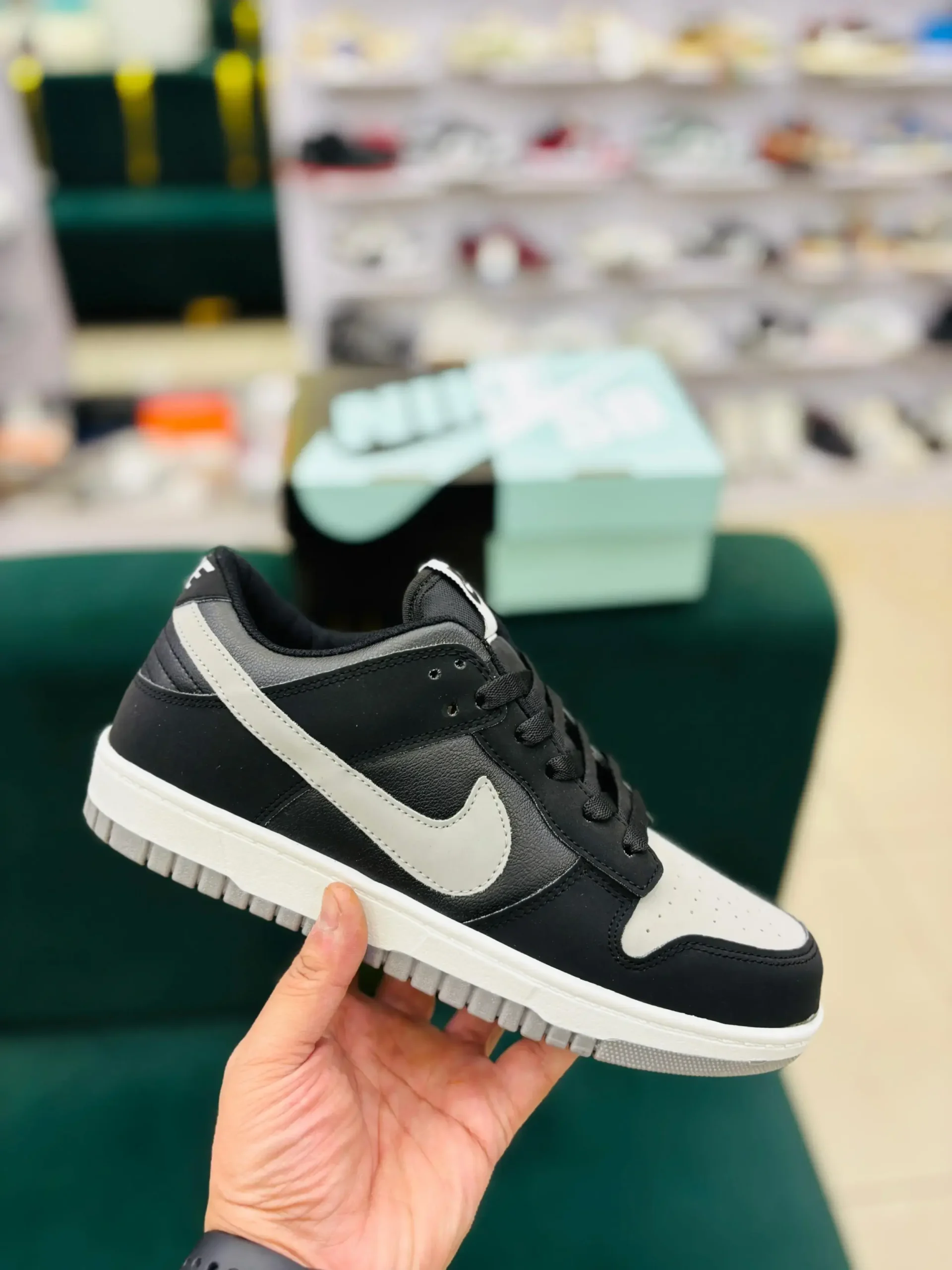 (Second Copy) Dunk Black Grey - Image 2