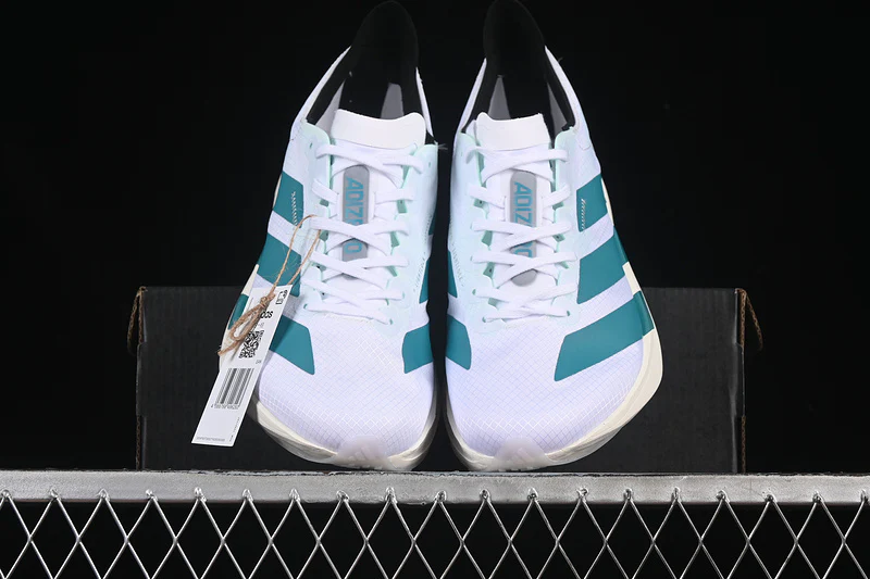First Copy Adizero Adios Pro 4 - White Pulse Teal - Image 2
