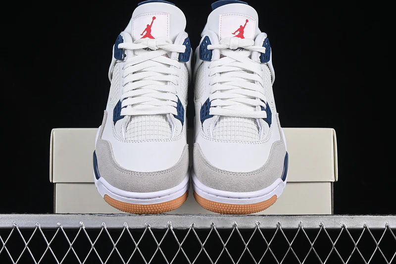 FIRST COPY Air Jordan 4 AJ4 Retro - Navy - Image 4