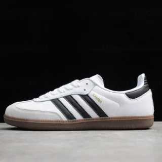 FIRST COPY Samba - White/Black Gum