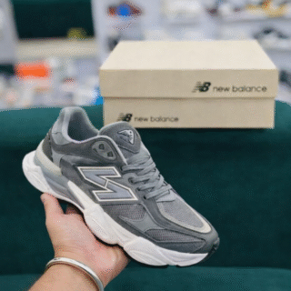 NB 9060 Style Grey Chunky Sneakers – Premium Second Copy Casual Shoes for Men New Balance Inspired 9060 Grey Sneakers – Stylish Chunky Sole Shoes for Me